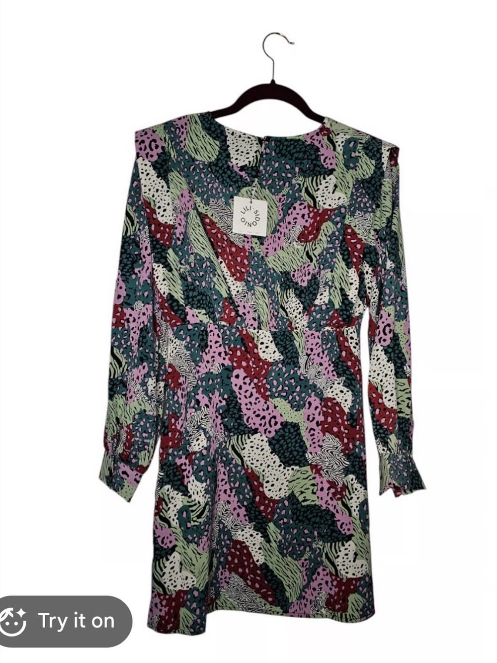 Lili Sidonio Multicolor Printed Women’s dress- Pink/Green/Multi